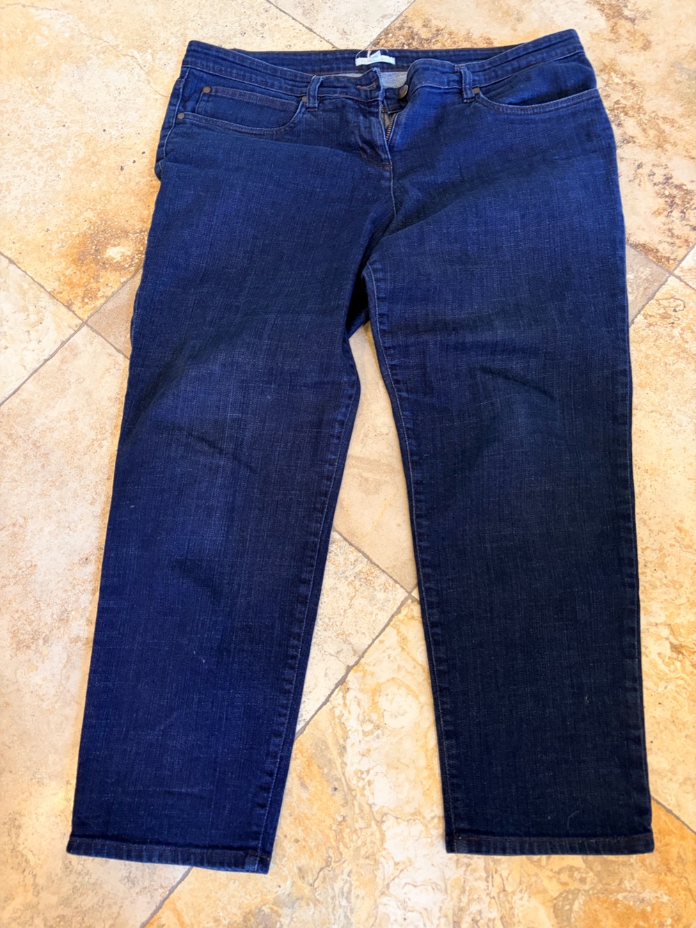 Eileen Fisher Indigo Blue Straight-Leg Jeans